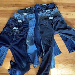 Lot of boys size 7/8 Abercrombie jeans.